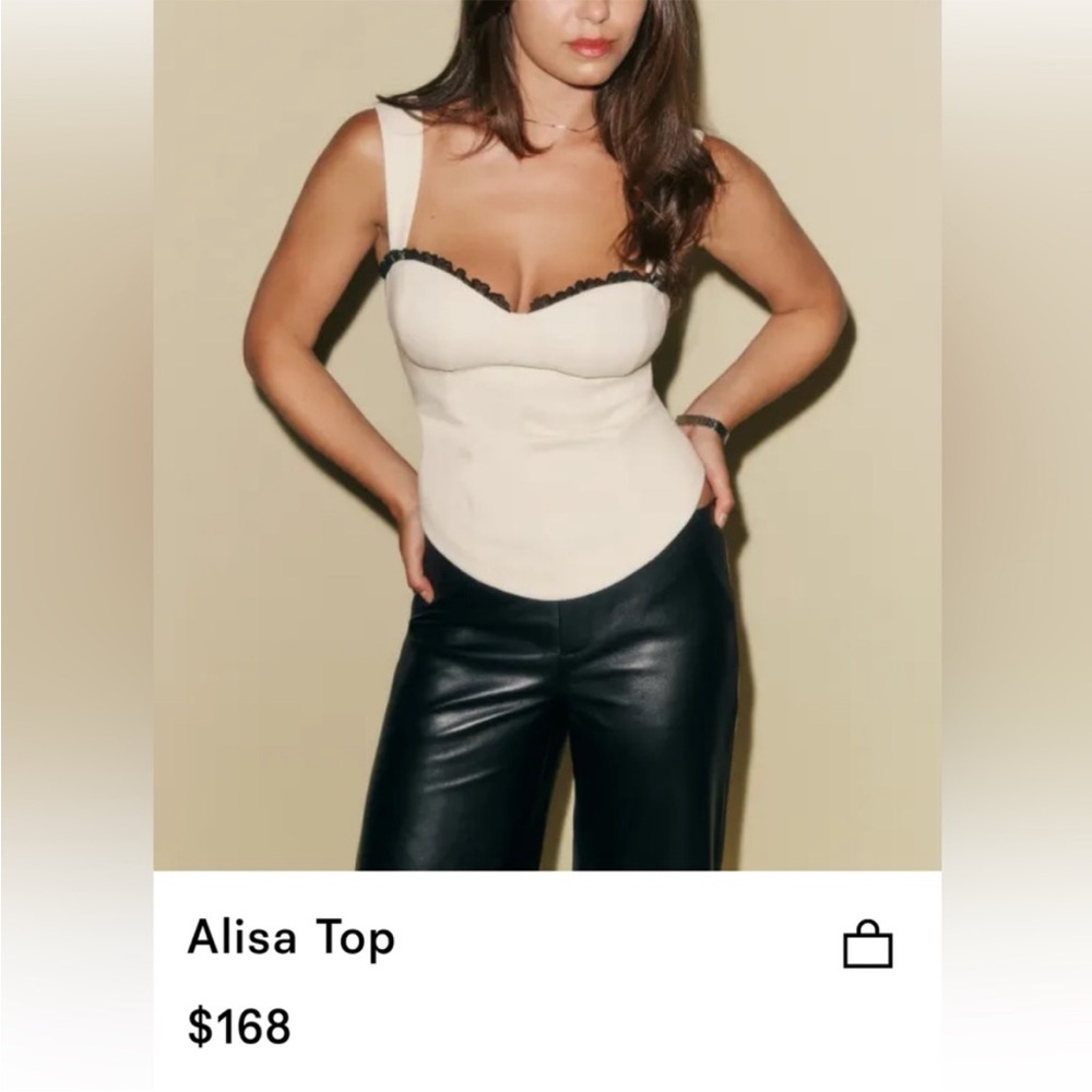 NWT • Reformation Alisa Top - Picture 1 of 9